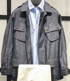 市场上装-中长外套-（实拍）时尚商务派克