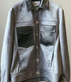市场上装-皮衣-（实拍）时尚商务皮衣