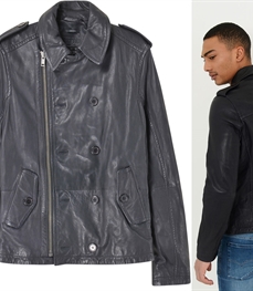 市场上装-皮衣-时尚男装皮衣
