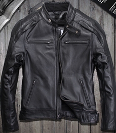 市场上装-皮衣-时尚男装皮衣