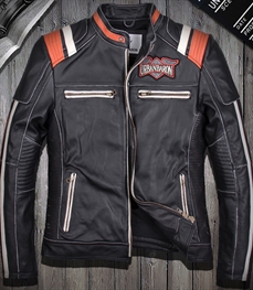 市场上装-皮衣-时尚男装皮衣