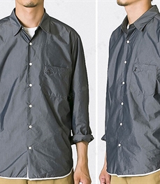 市场上装-衬衫-（实拍）休闲男装衬衫