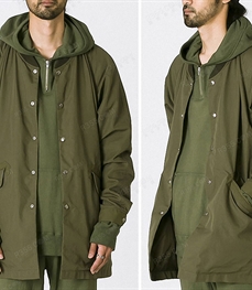 市场上装-中长外套-（实拍）休闲男装中长外套