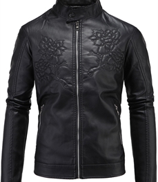 市场上装-皮衣-时尚男装皮衣