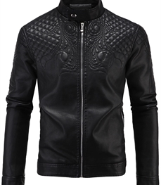 市场上装-皮衣-时尚男装皮衣