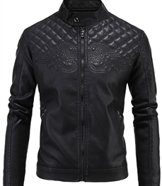 市场上装-皮衣-时尚男装皮衣