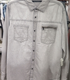 市场上装-衬衫-（实拍）休闲男装衬衫