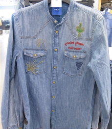 市场上装-衬衫-（实拍）休闲男装衬衫