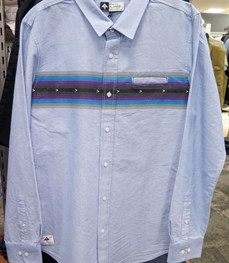 市场上装-衬衫-（实拍）休闲男装衬衫