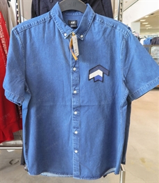 市场上装-衬衫-（实拍）休闲男装衬衫