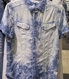 市场上装-衬衫-（实拍）休闲男装衬衫