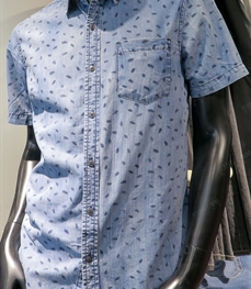 市场上装-衬衫-（实拍）休闲男装衬衫