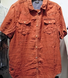 市场上装-衬衫-（实拍）休闲男装衬衫