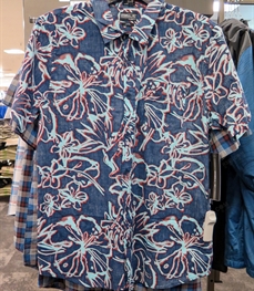 市场上装-衬衫-（实拍）休闲男装衬衫