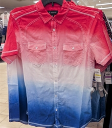 市场上装-衬衫-（实拍）休闲男装衬衫