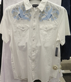 市场上装-衬衫-（实拍）休闲男装衬衫