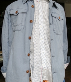 市场上装-衬衫-（实拍）休闲男装衬衫