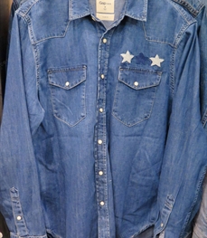 市场上装-衬衫-（实拍）休闲男装衬衫