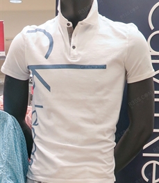 市场上装-T恤-（实拍）时尚商务t恤