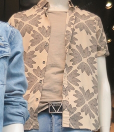 市场上装-衬衫-（实拍）休闲男装衬衫