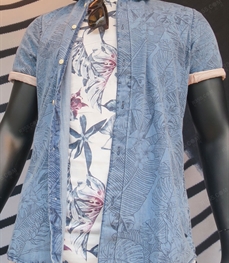 市场上装-衬衫-（实拍）休闲男装衬衫