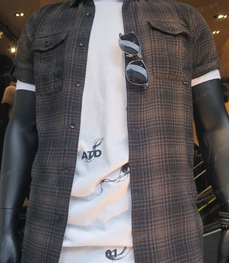 市场上装-衬衫-（实拍）休闲男装衬衫