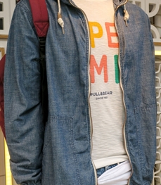 市场上装-中长外套-（实拍）休闲男装中长外套