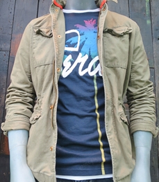 市场上装-中长外套-（实拍）休闲男装中长外套