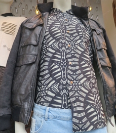 市场上装-皮衣-（实拍）时尚商务皮衣