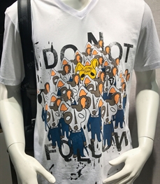 市场上装-T恤-（实拍）休闲男装t恤