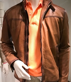 市场上装-皮衣-（实拍）时尚商务皮衣