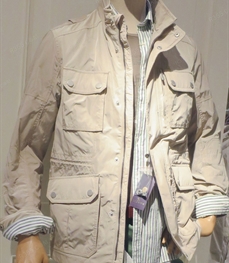 市场上装-中长外套-（实拍）时尚商务派克