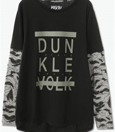 市场上装-T恤-休闲男装t恤