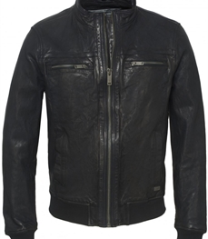 市场上装-皮衣-时尚男装皮衣