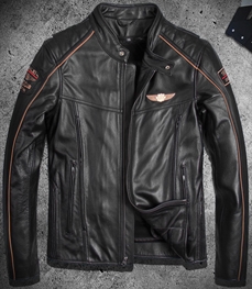 市场上装-皮衣-时尚男装皮衣