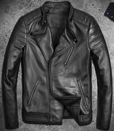 市场上装-皮衣-时尚男装皮衣