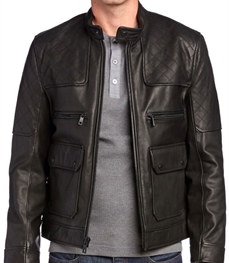 市场上装-皮衣-时尚男装皮衣