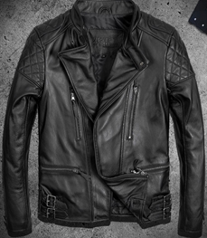 市场上装-皮衣-时尚男装皮衣