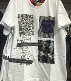 市场上装-T恤-（实拍）休闲男装t恤