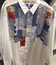 市场上装-衬衫-（实拍）休闲男装衬衫