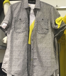 市场上装-衬衫-（实拍）休闲男装衬衫