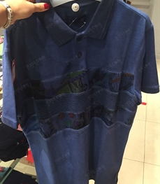 市场上装-T恤-（实拍）时尚商务t恤