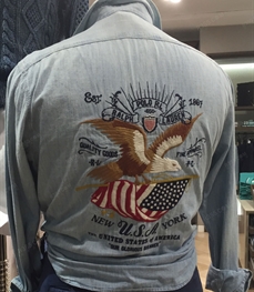 市场上装-衬衫-（实拍）时尚商务衬衫