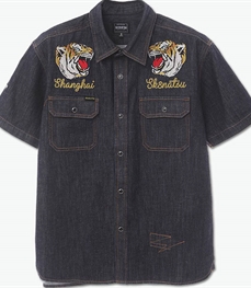 市场上装-衬衫-休闲男装衬衫