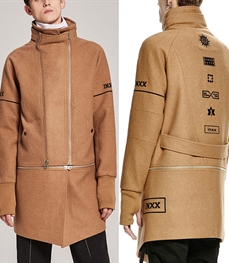 市场上装-中长外套-休闲男装中长外套