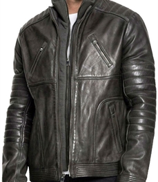 市场上装-皮衣-时尚男装皮衣