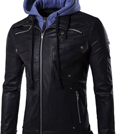 市场上装-皮衣-时尚男装皮衣