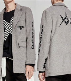 市场上装-中长外套-休闲男装中长外套