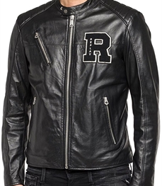 市场上装-皮衣-时尚男装皮衣