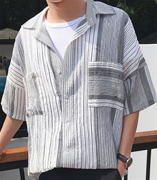 市场上装-衬衫-时尚男装衬衫